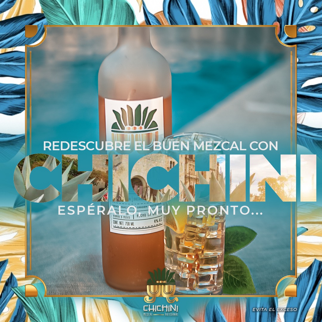 Chichini Mezcal Abocado con Agave cocido, frutas y Especias