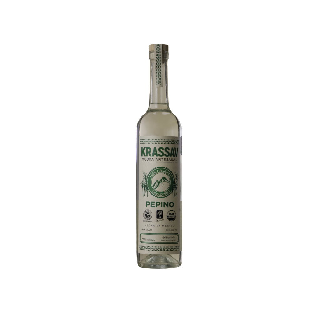 Vodka Orgánico Krassav - Pepino