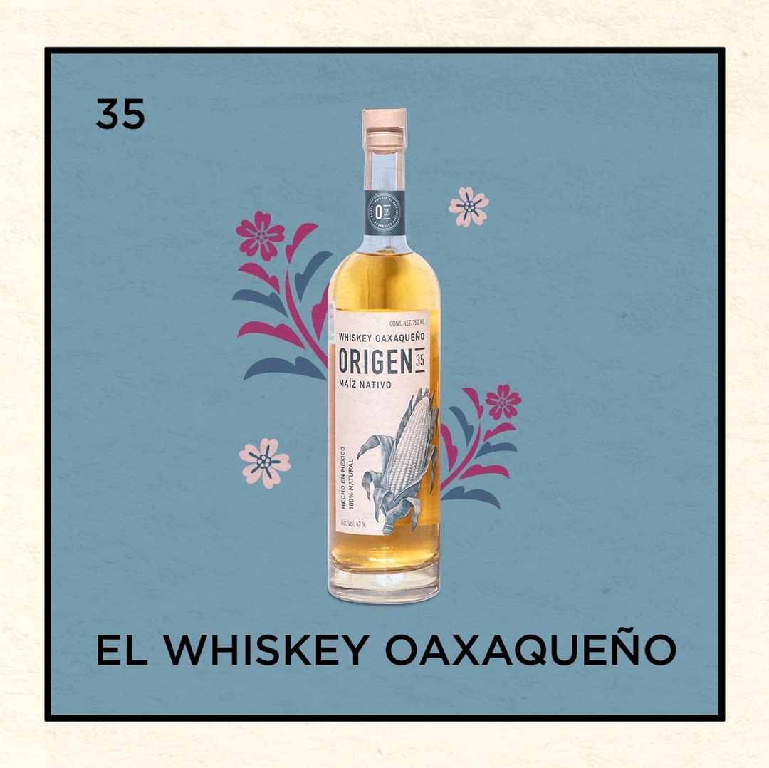 Whiskey Oaxaqueño Origen 35 Añejado 750 ml